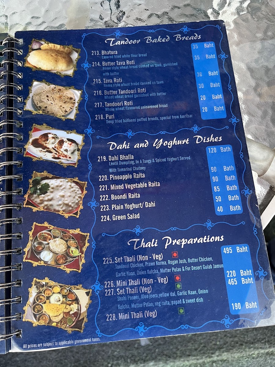 Zaika Indian restaurant Menu - Image 2