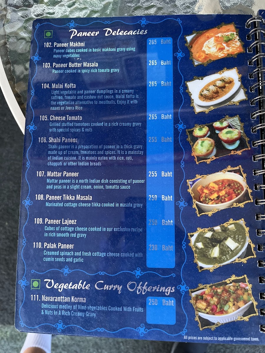 Zaika Indian restaurant Menu - Image 3