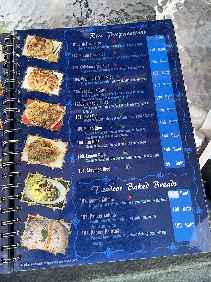 Zaika Indian restaurant Menu - Image 5